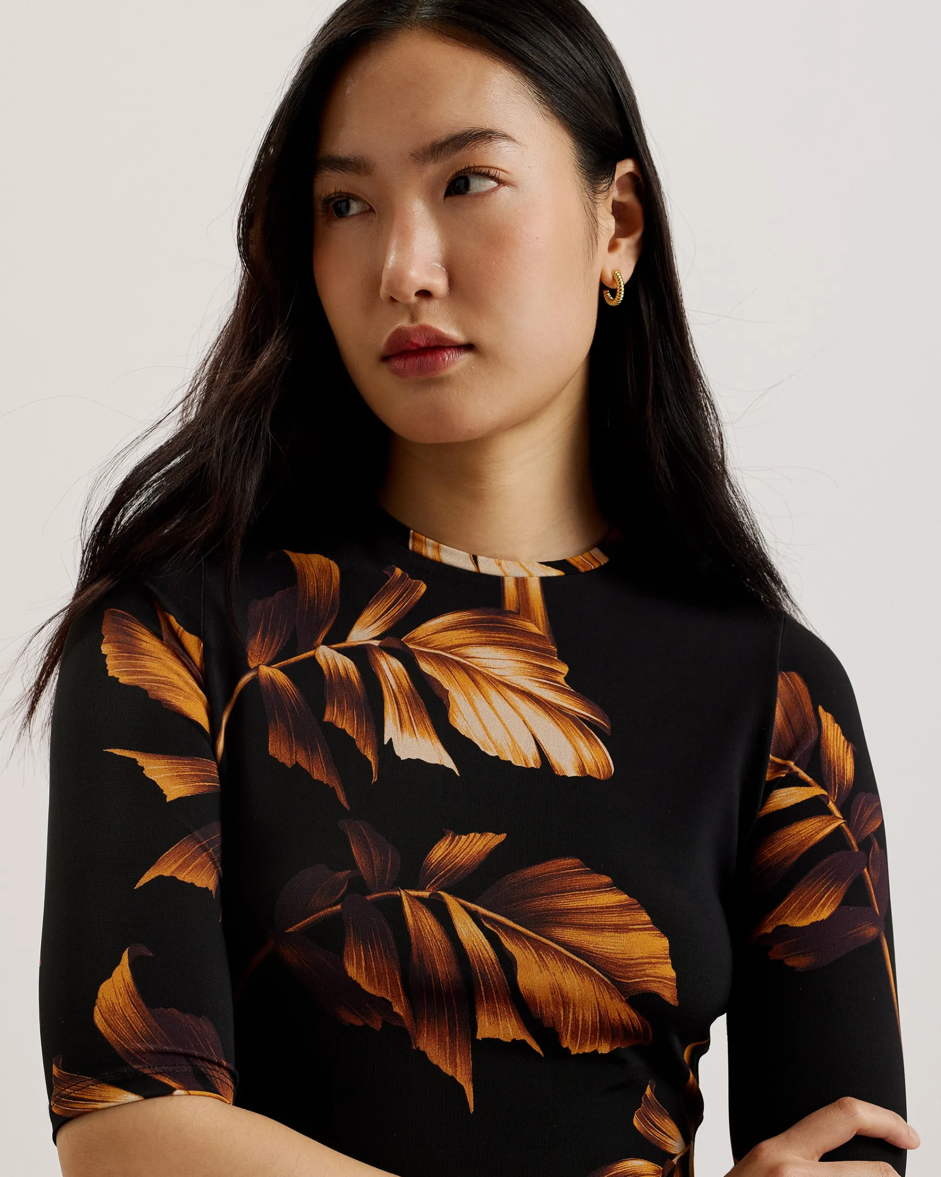 aiine_printed_skinny_fit__3.webp Aiine Printed Skinny Fit Top