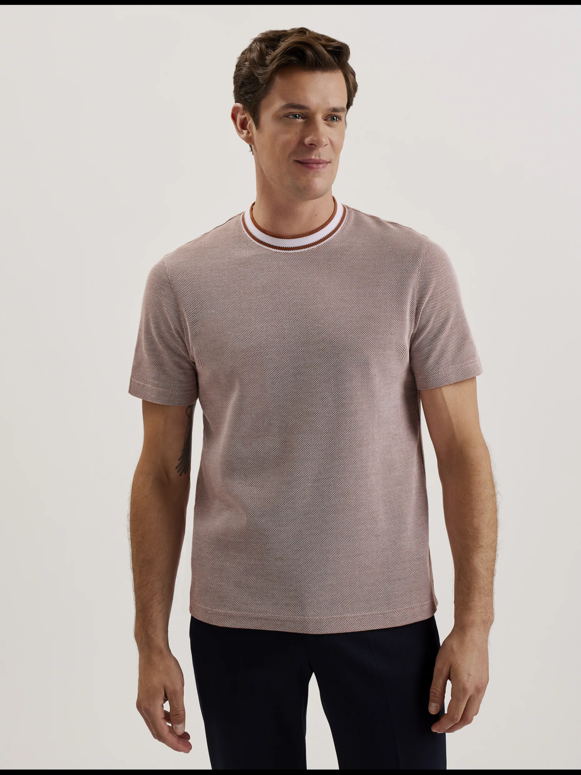 arlon_textured_stripe_det_0-1.webp Arlon Textured Stripe Detail Cotton T-Shirt