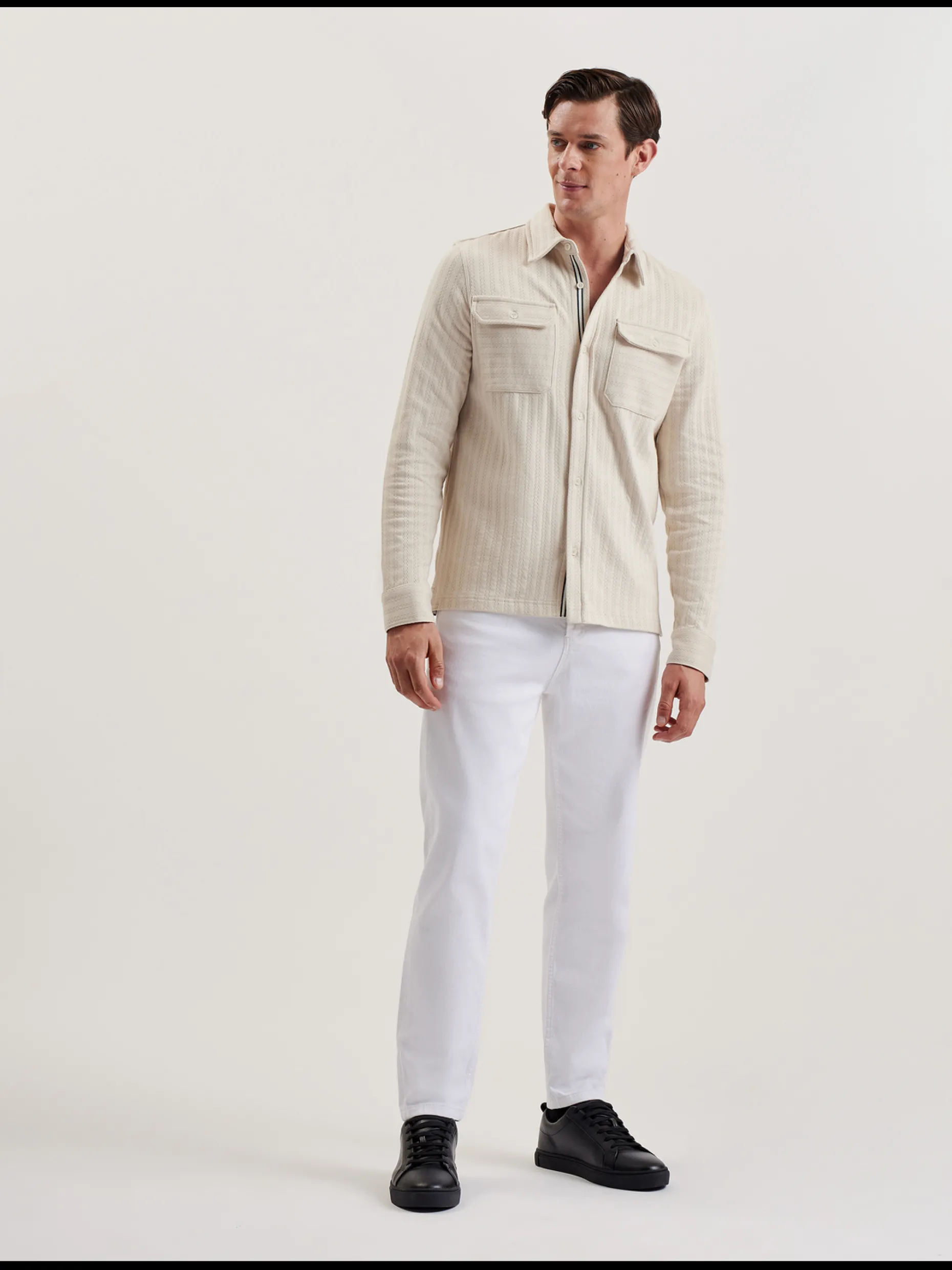 belza_textured_cotton_uti_0-1.webp Belza Textured Cotton Utility Pocket Overshirt