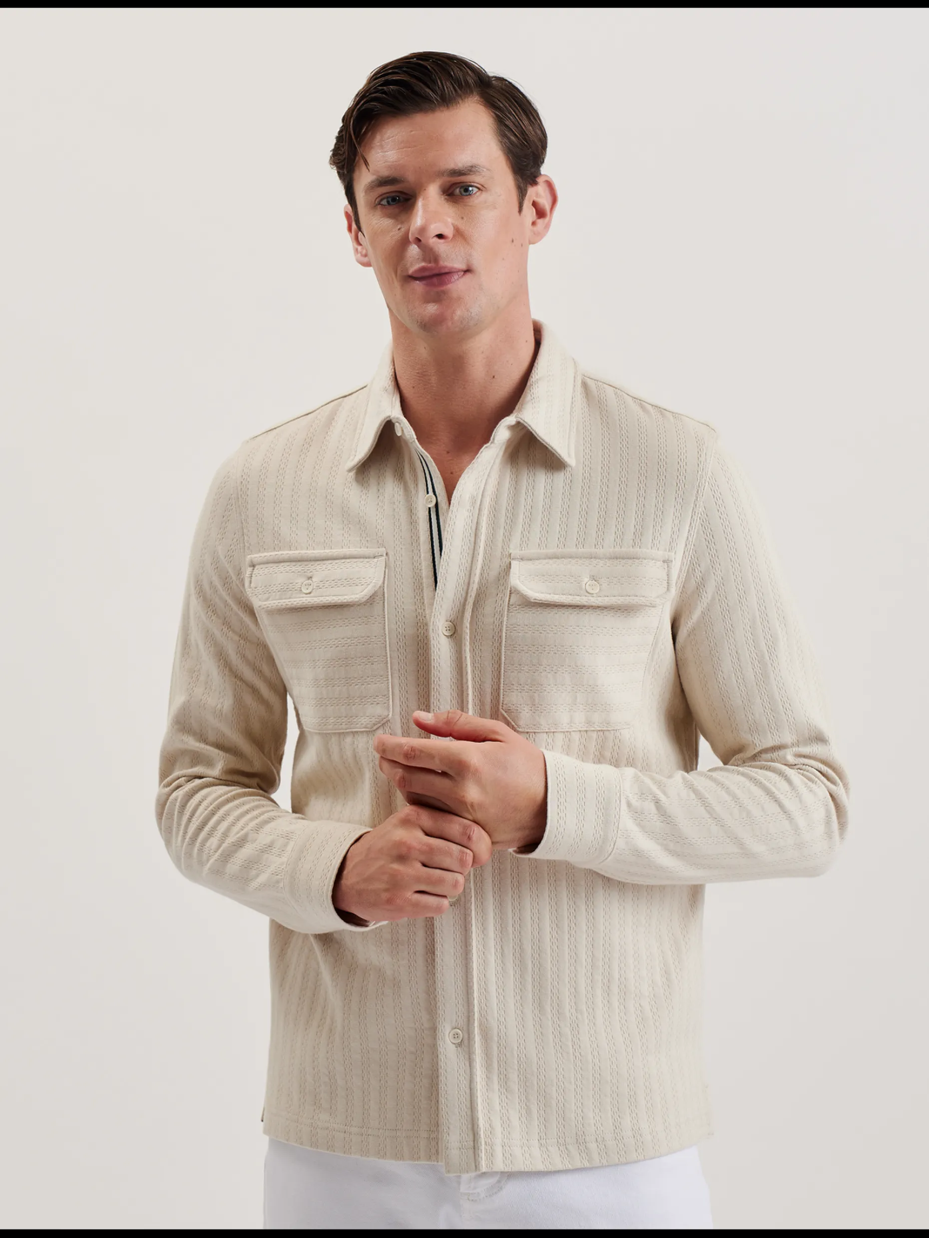 belza_textured_cotton_uti_1-1.webp Belza Textured Cotton Utility Pocket Overshirt