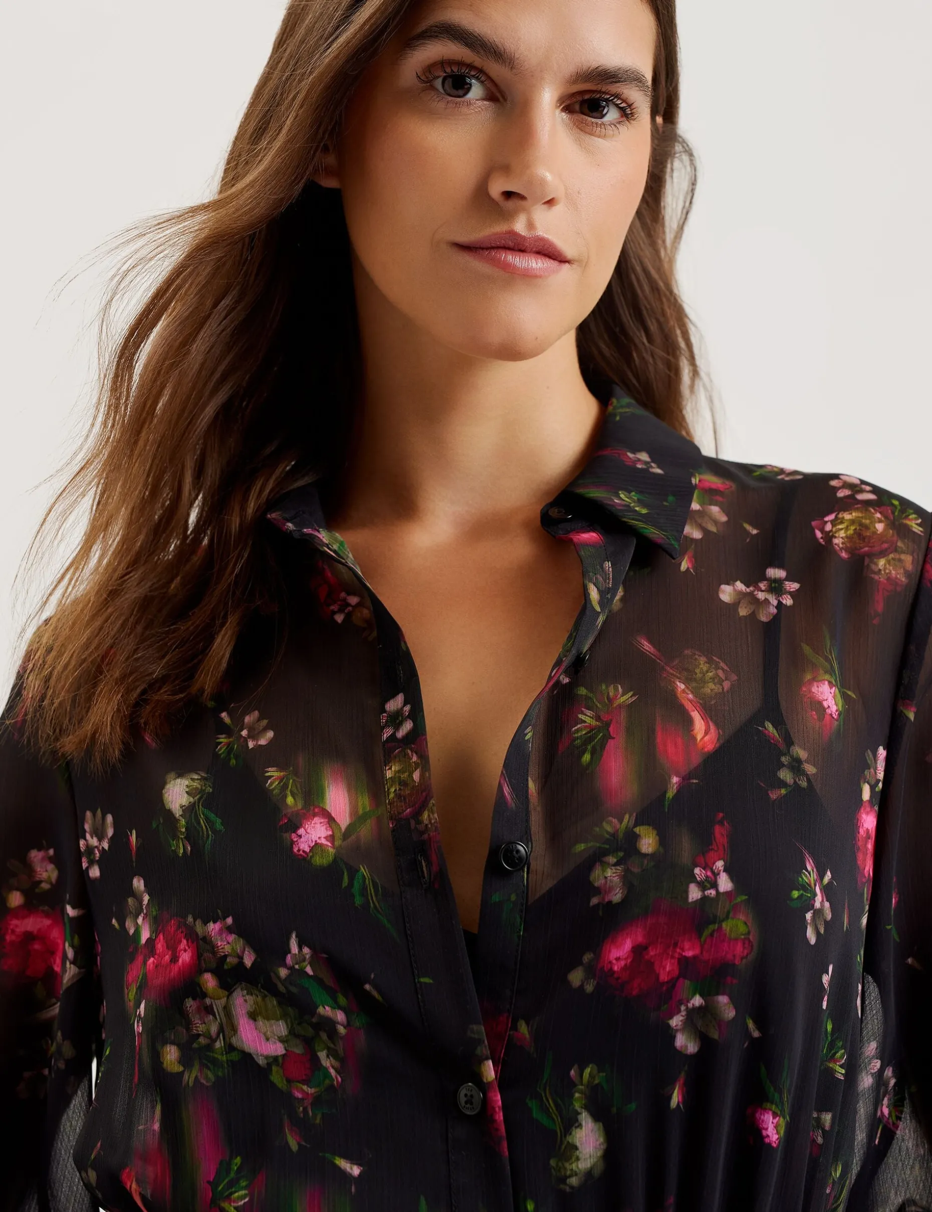 ceiba_floral_print_pleate_1.webp Ceiba Floral Print Pleated Maxi Shirt Dress