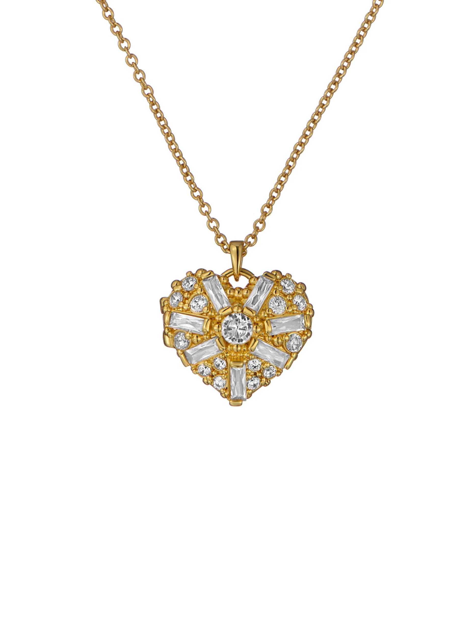 cherish_crystal_cluster_h_3.webp Cherish Crystal Cluster Heart Locket Pendant Necklace