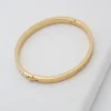 Clemara Crystal Hinge Bangle Bracelet