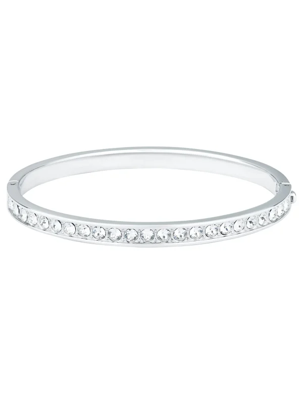 Clemara Crystal Hinge Bangle Bracelet