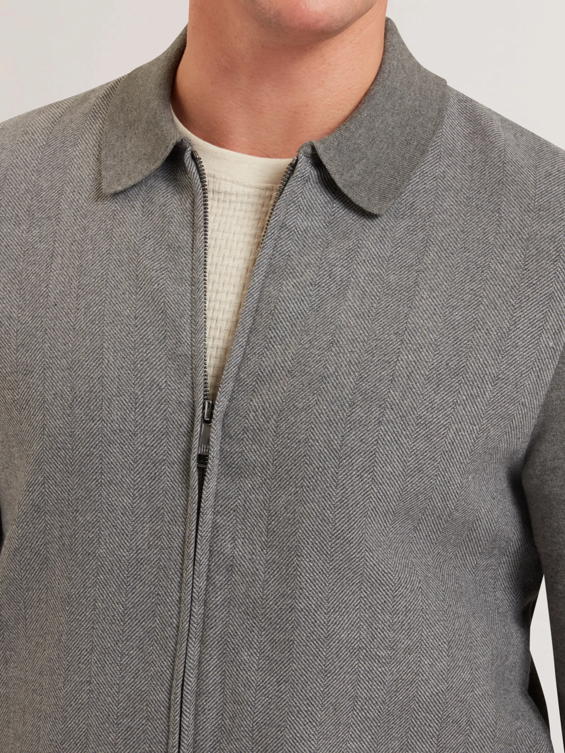 dejo_long_sleeve_herringb_2.webp Dejo Long Sleeve Herringbone Full Zip