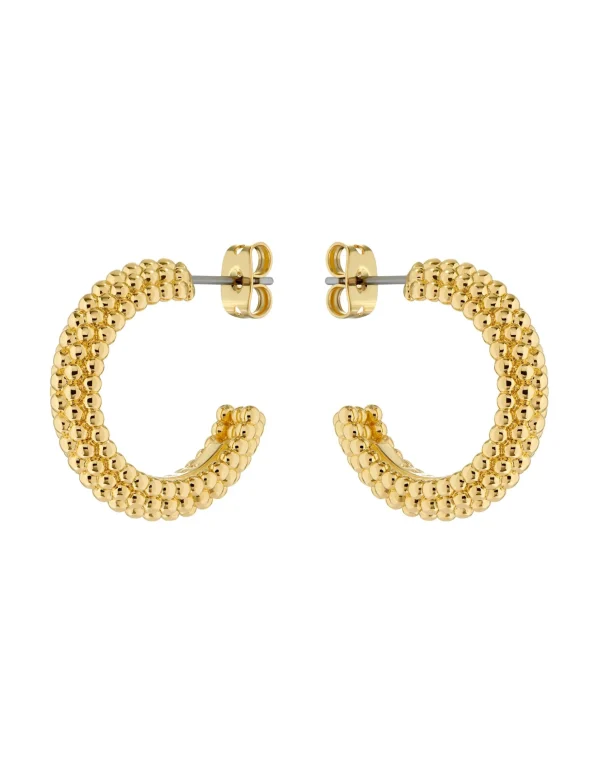 Dotetta Dotted Texture Hoop Earrings