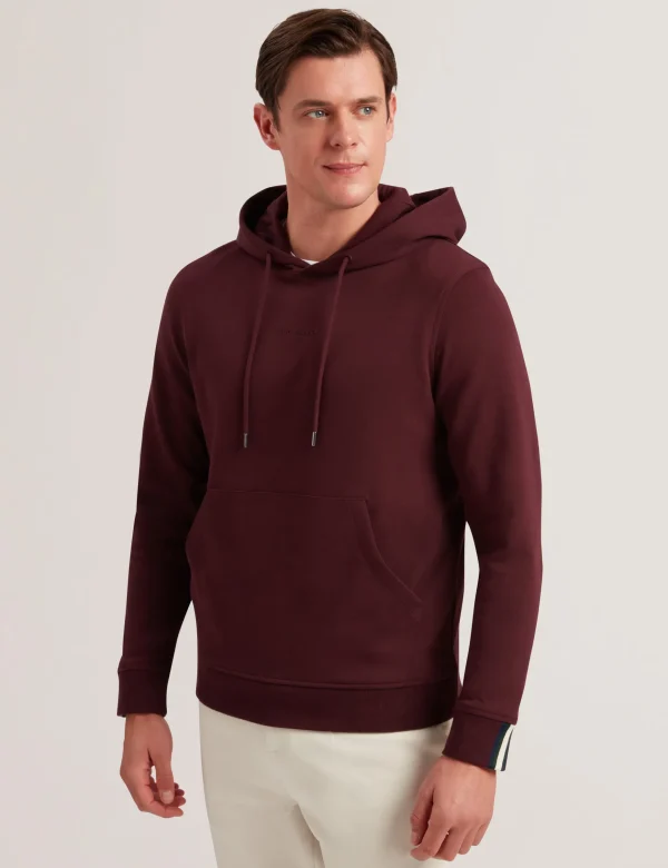 Drotow Logo Detail Cotton Blend Hoodie