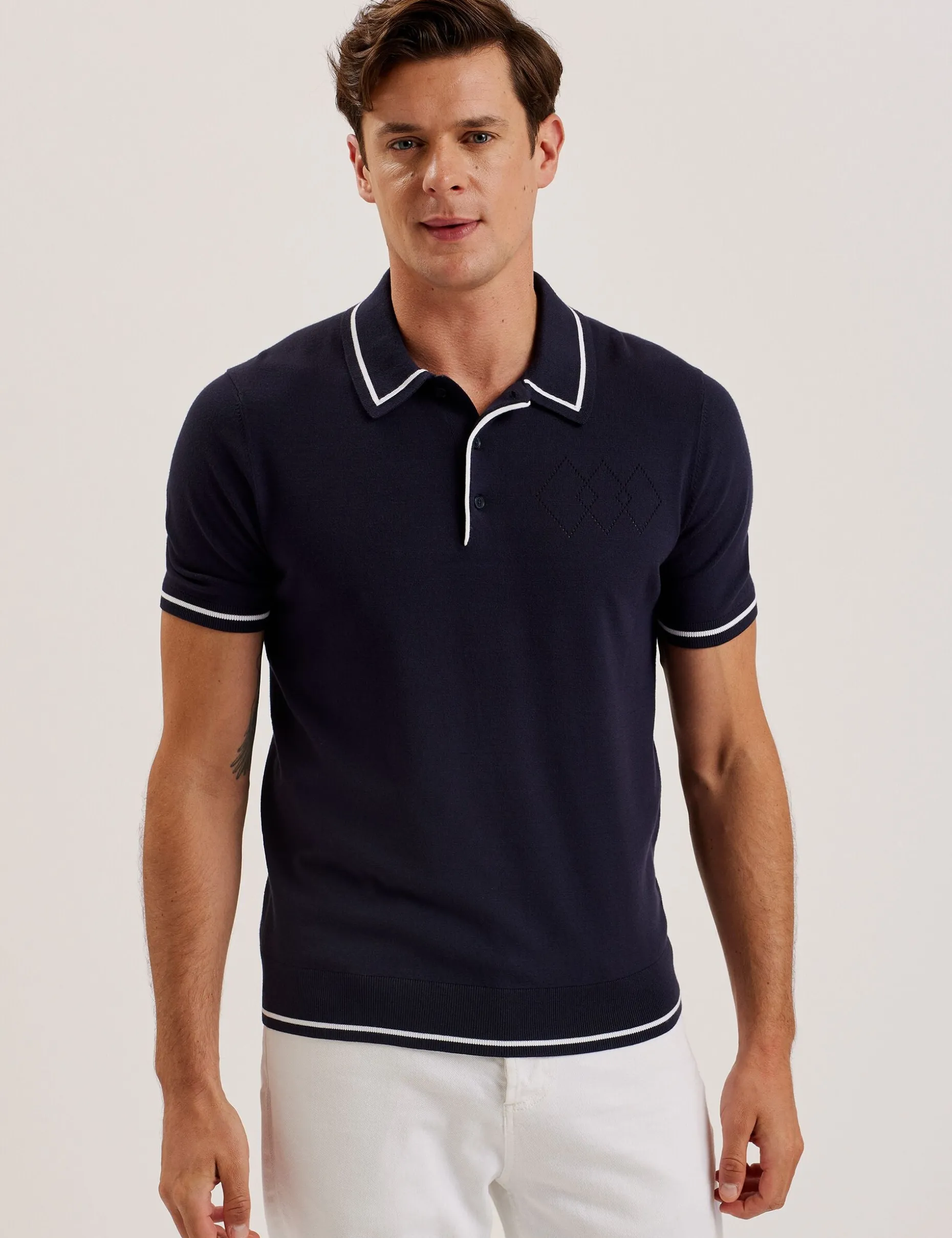 dunow_pointelle_detail_st_0-1.webp Dunow Pointelle Detail Striped Trim Polo Shirt