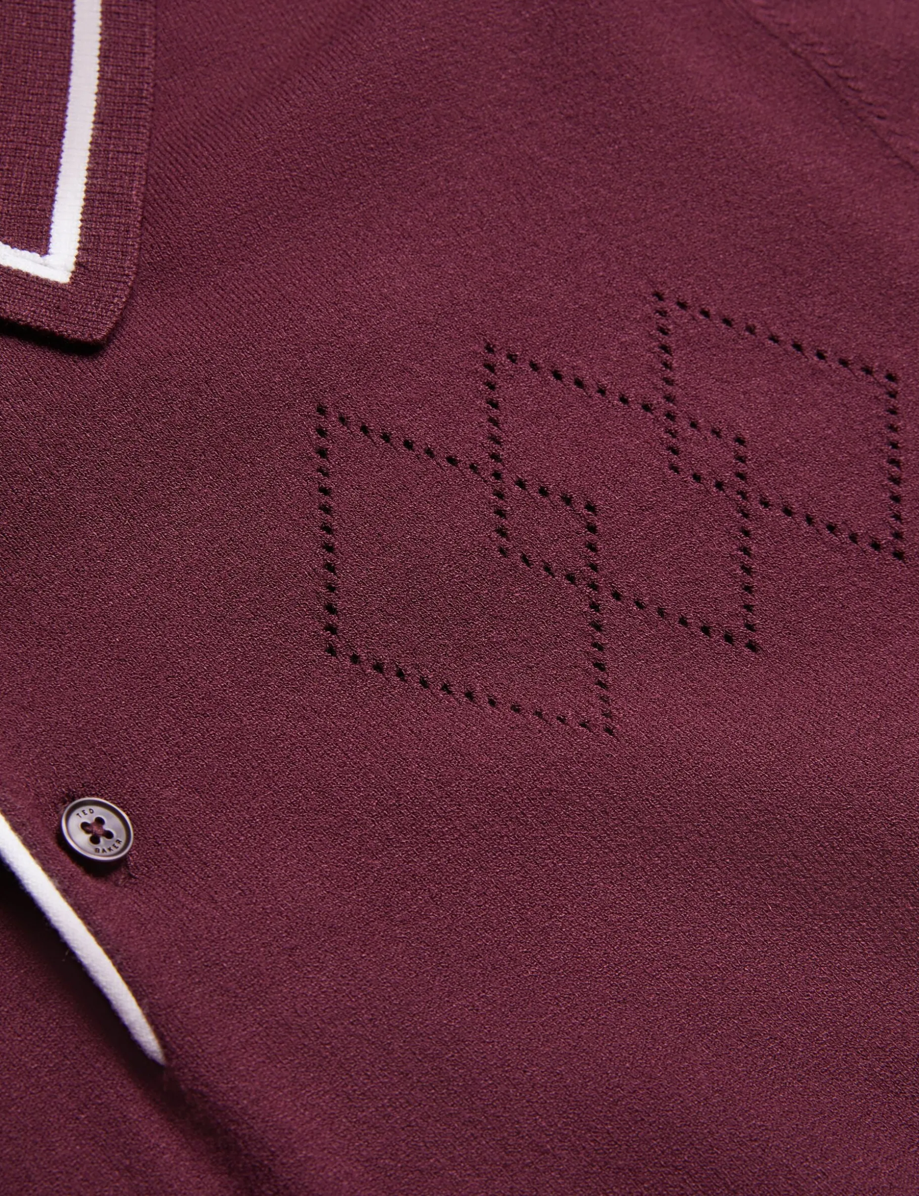 dunow_pointelle_detail_st_2.webp Dunow Pointelle Detail Striped Trim Polo Shirt