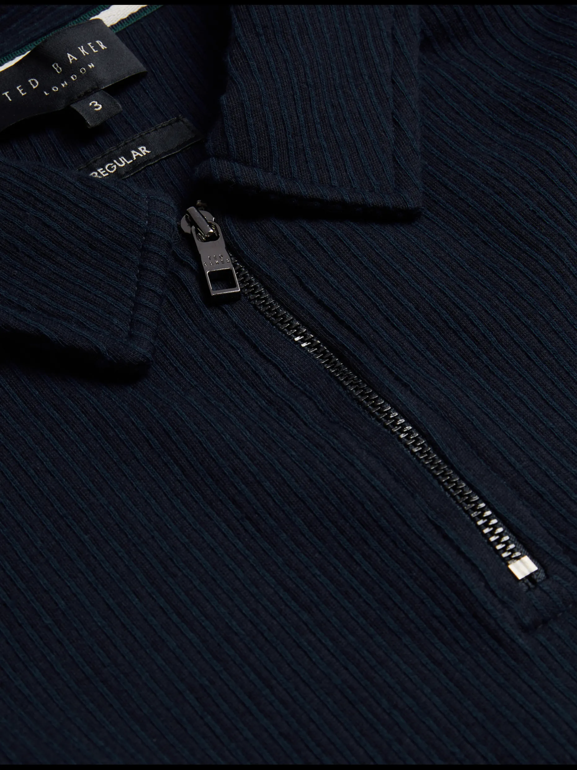 elgrave_ribbed_cotton_zip_2.webp Elgrave Ribbed Cotton Zip Neck Polo Shirt