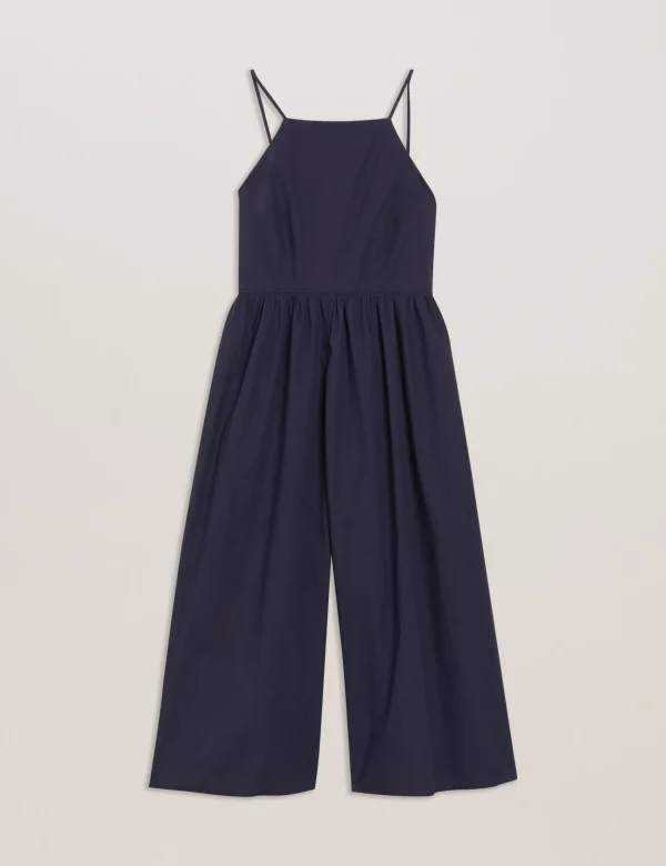 Eze Squared Neck Strappy Cross Over Jumpsuit
