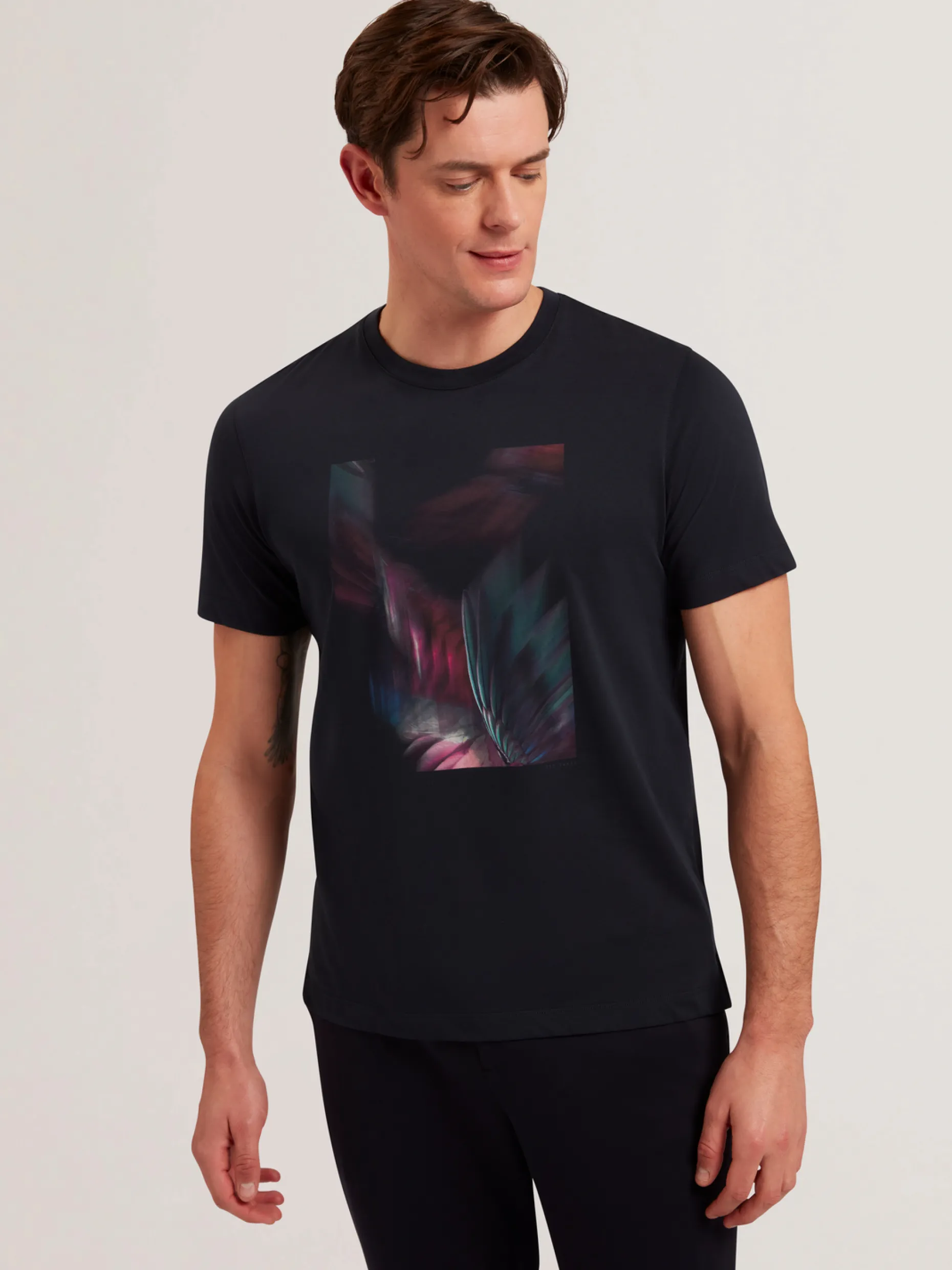 fether_short_sleeve_print_1.webp Fether Short Sleeve Printed Regular T Shirt