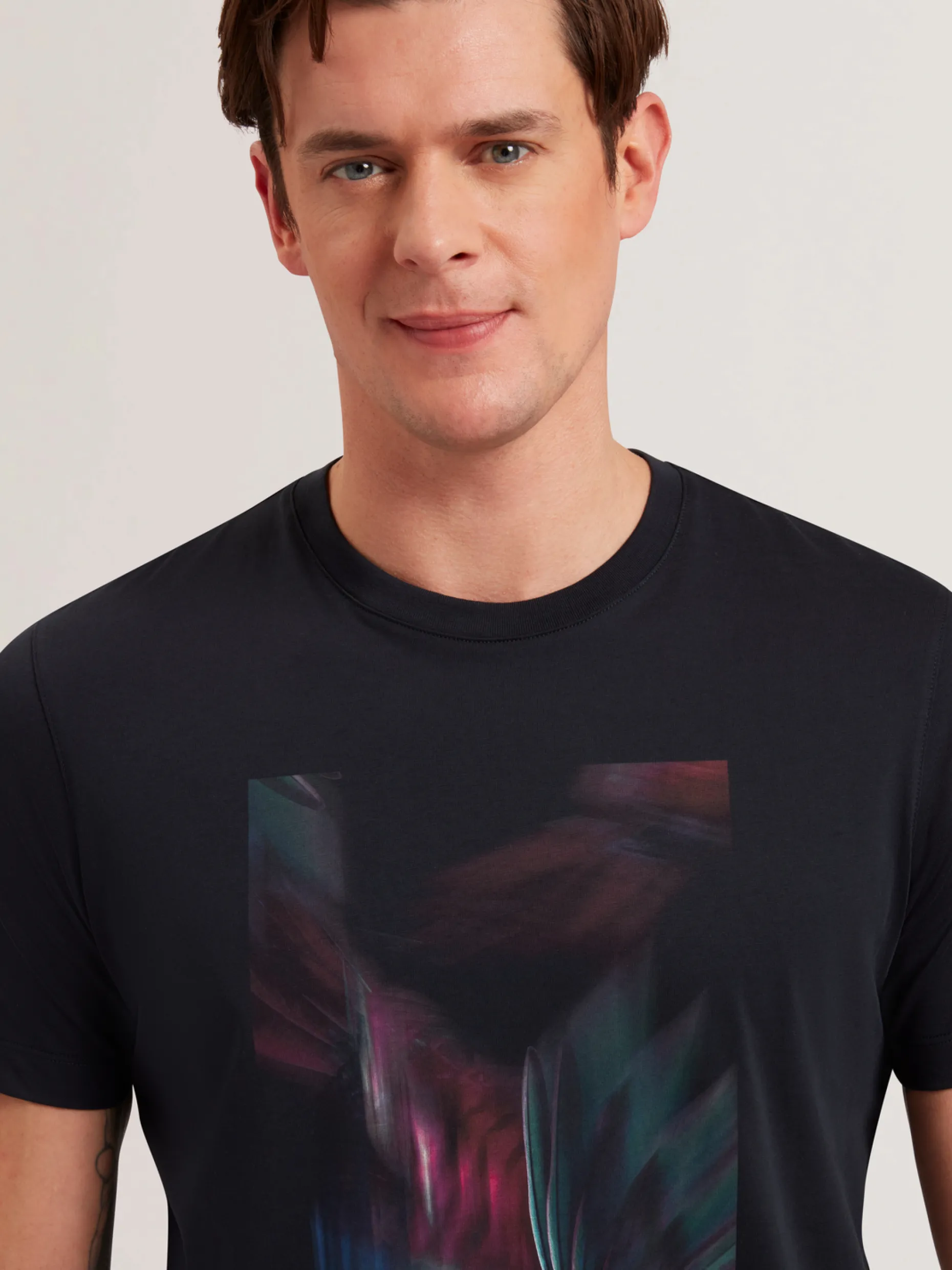 fether_short_sleeve_print_2.webp Fether Short Sleeve Printed Regular T Shirt