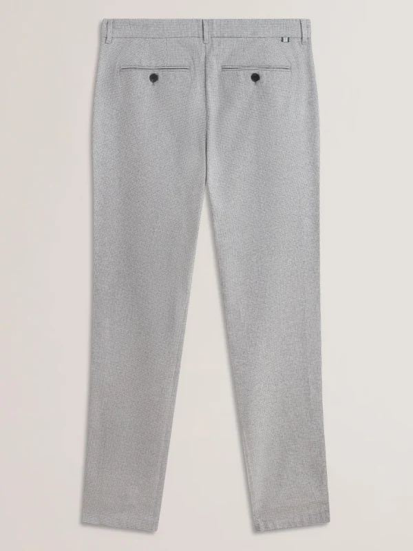 Handly Micro Houndstooth Slim Fit Trouser