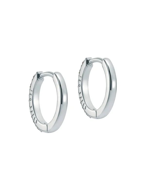 Heplie Crystal Huggie Hoop Earrings