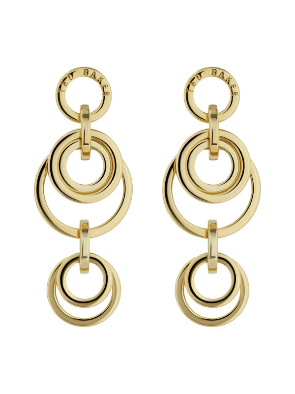 Huliet Multi Hoop Drop Earrings