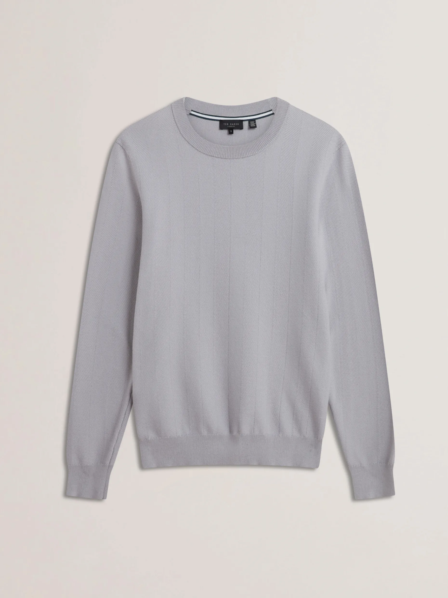 jamals__long_sleeve_herri_4-1.webp Jamals Long Sleeve Herringbone Stitch Crew Neck Sweater