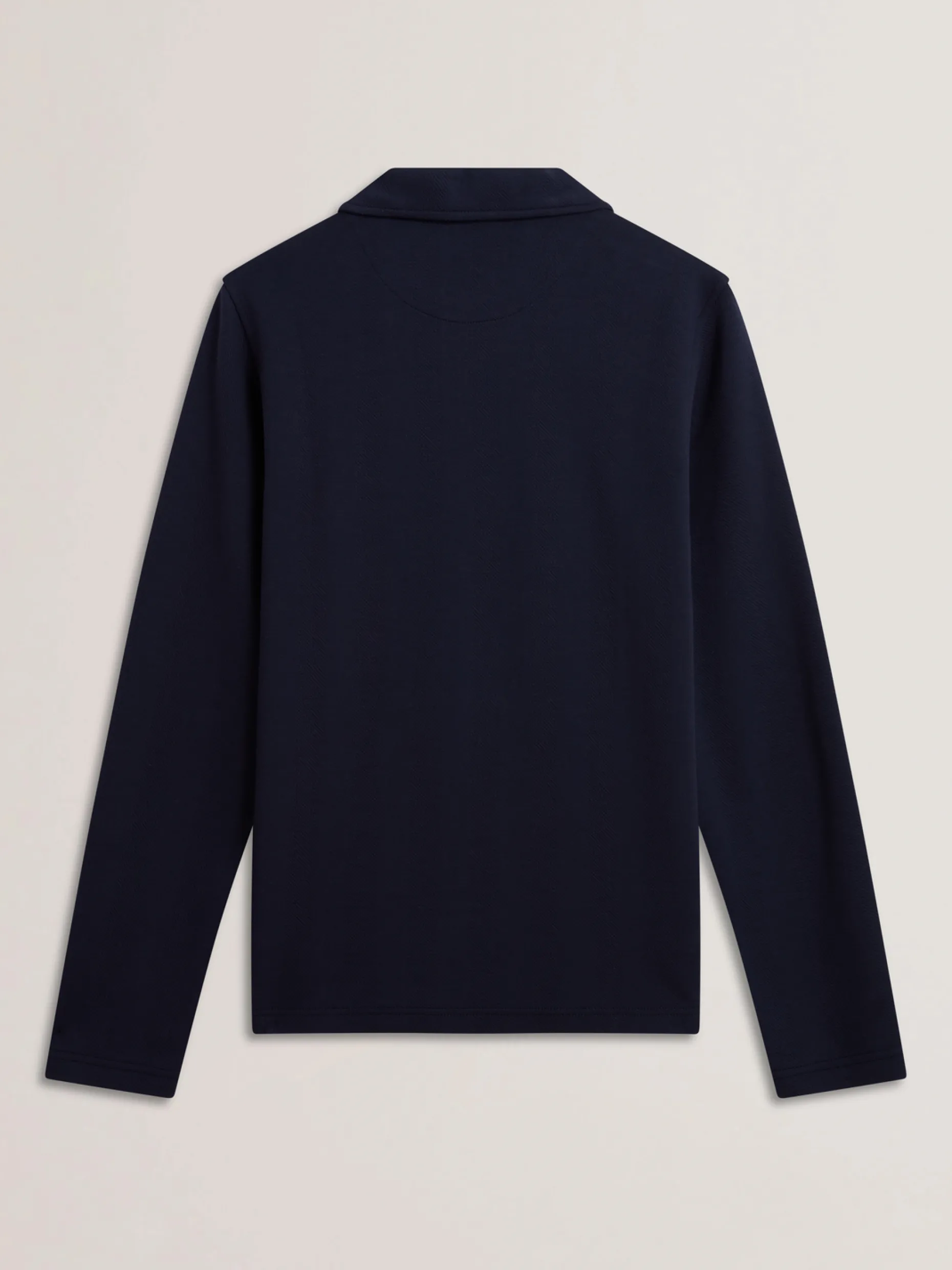 kalend_long_sleeve_zip_ne_5.webp Kalend Long Sleeve Zip Neck Herringbone Polo