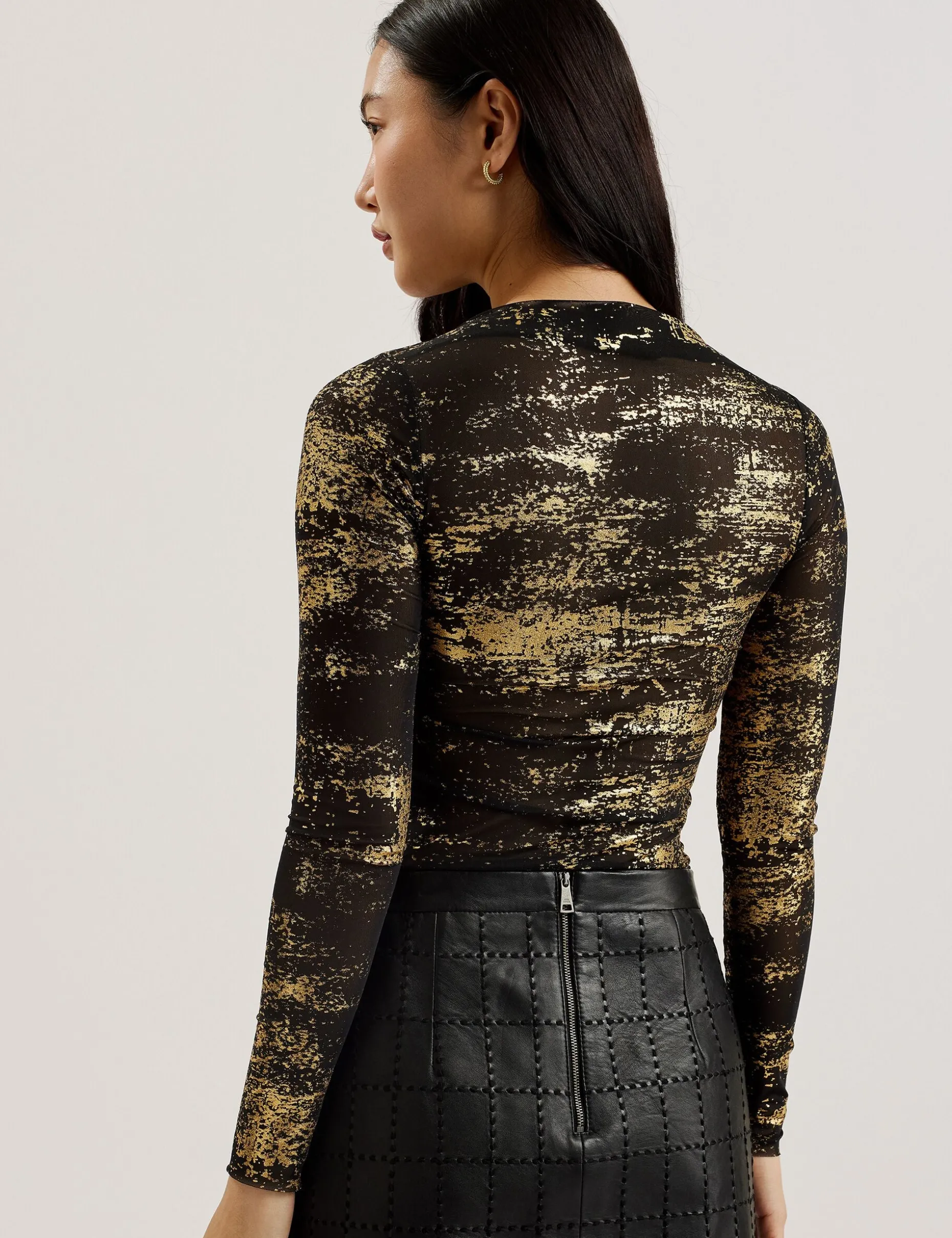 karenha_foil_printed_slas_3.webp Karenha Foil Printed Slash Neck Mesh Top