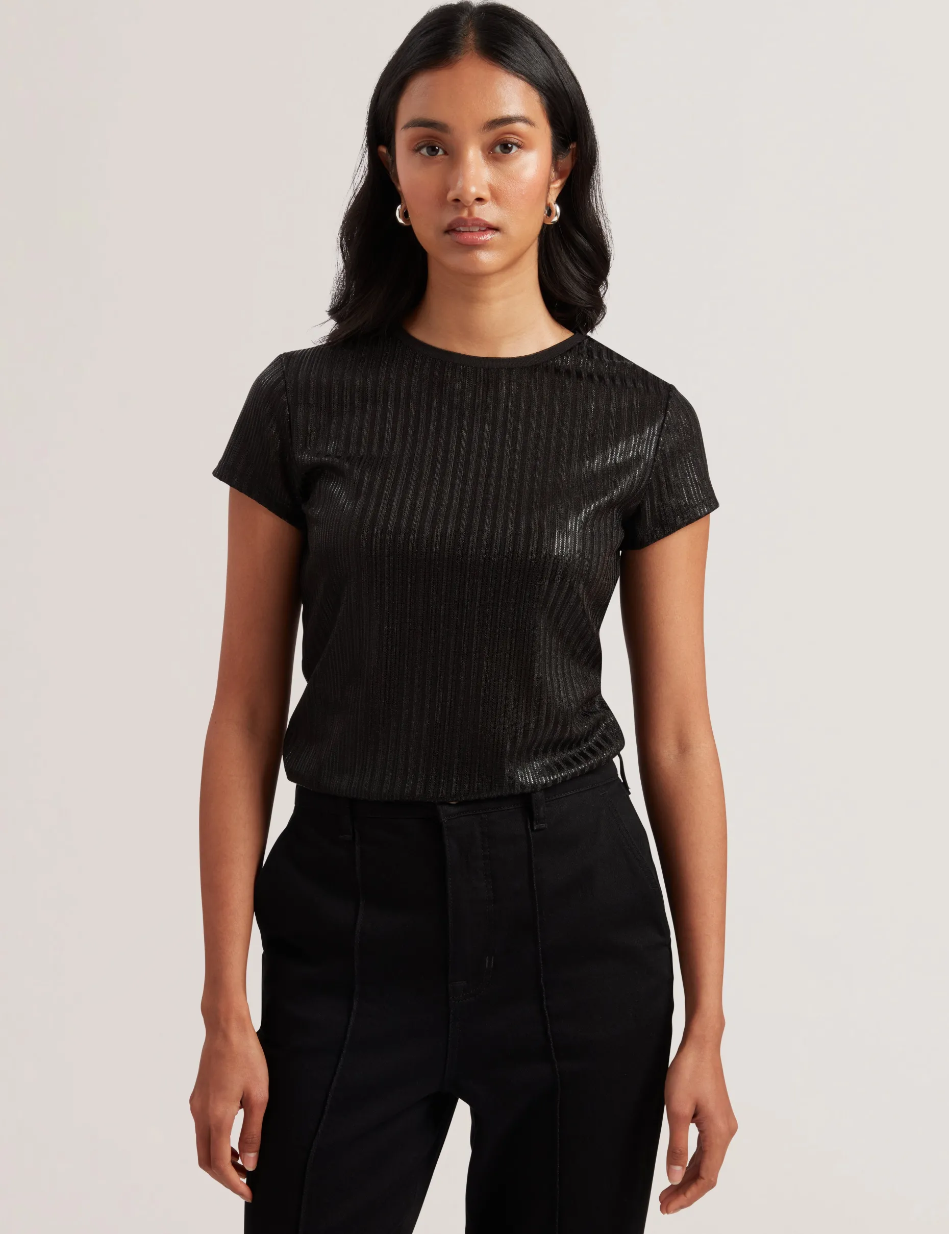 katrino_ribbed_metallic_f_1.webp Katrino Ribbed Metallic Fitted T-Shirt
