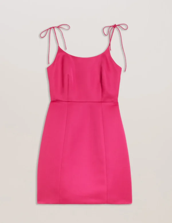 Kavala Tie Strap Square Neck Mini Dress