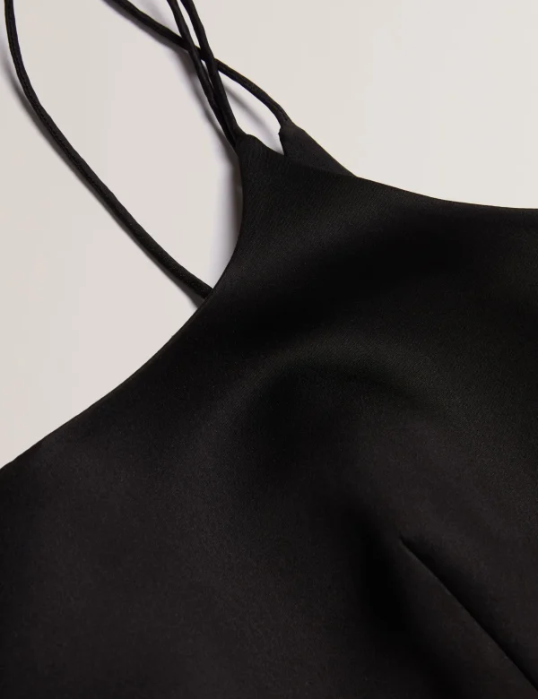 Kavala Tie Strap Square Neck Mini Dress