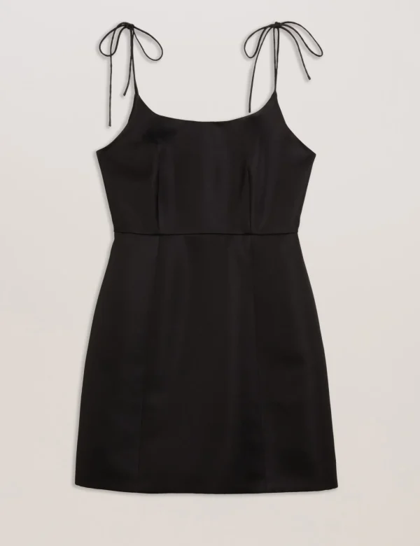 Kavala Tie Strap Square Neck Mini Dress