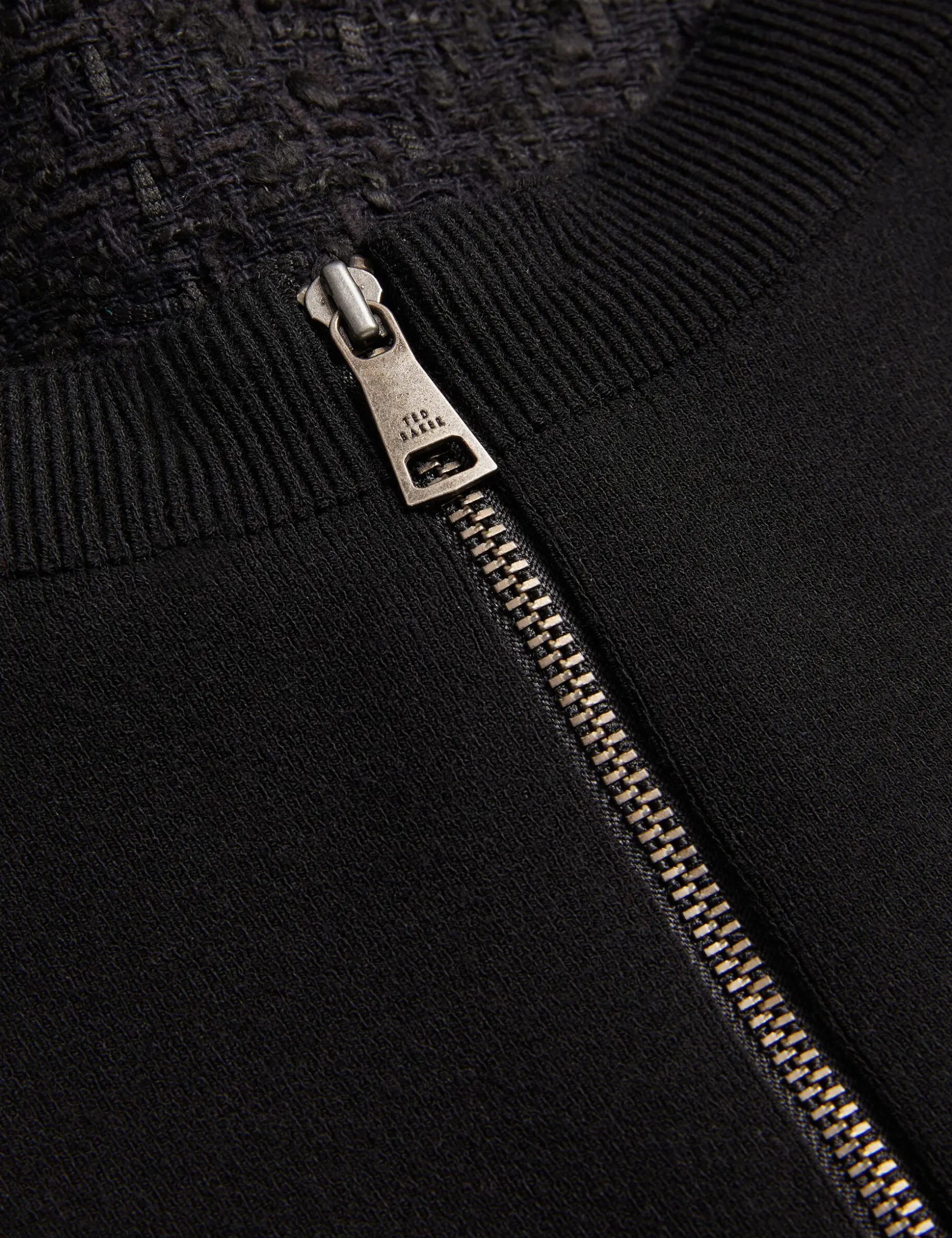 komam_boucle_aline_mini_d_2.webp Komam Boucle A-Line Mini Dress With Knit Bodice