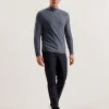 Kurnle T Knit Half Zip Funnel Neck Jumper