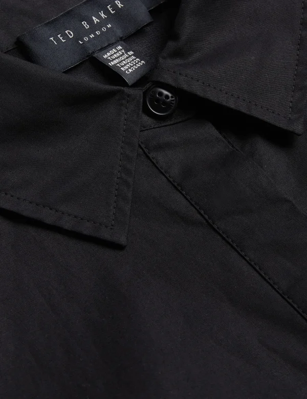 Lechosa Bib Front Sheer Long Sleeve Blouse