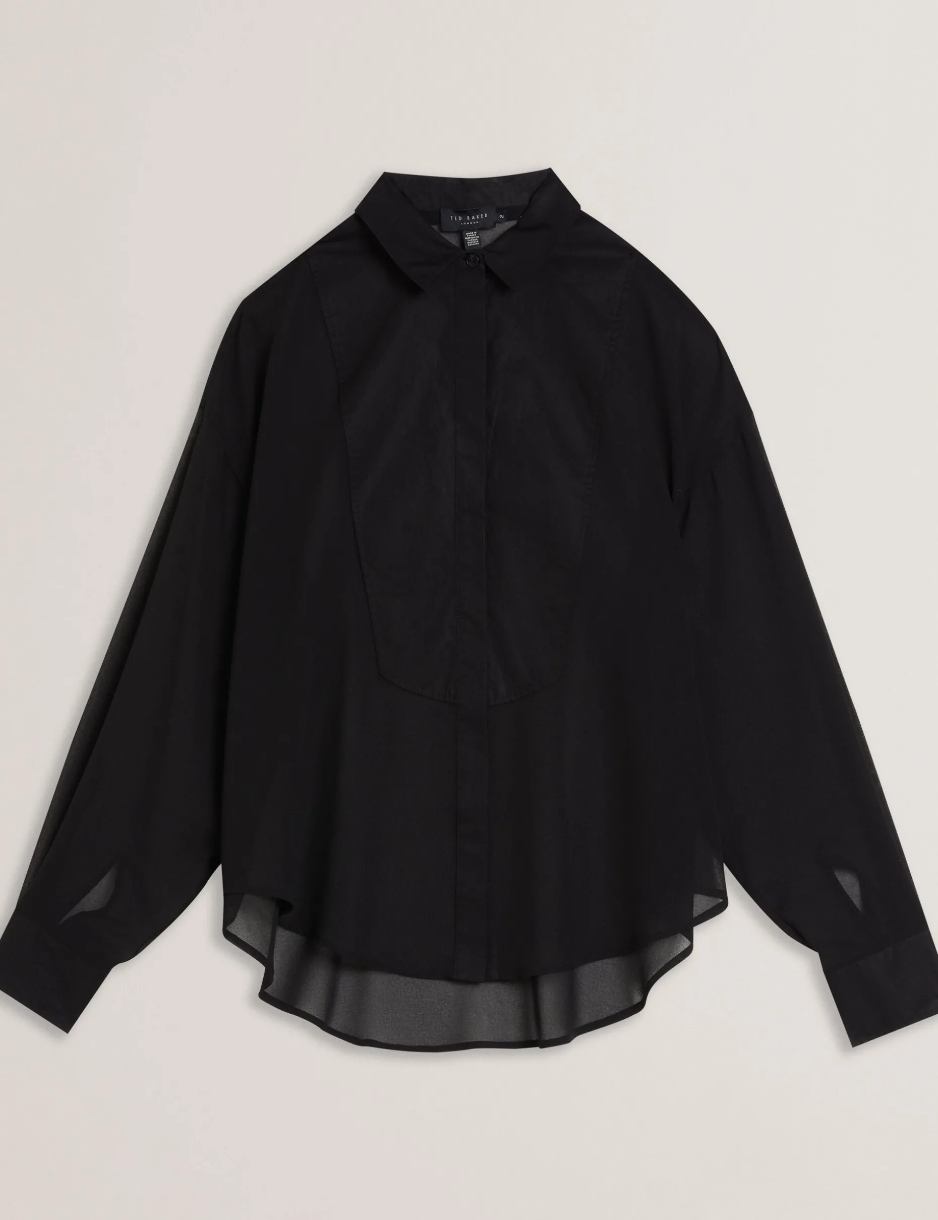 lechosa_bib_front_sheer_l_6-1.webp Lechosa Bib Front Sheer Long Sleeve Blouse