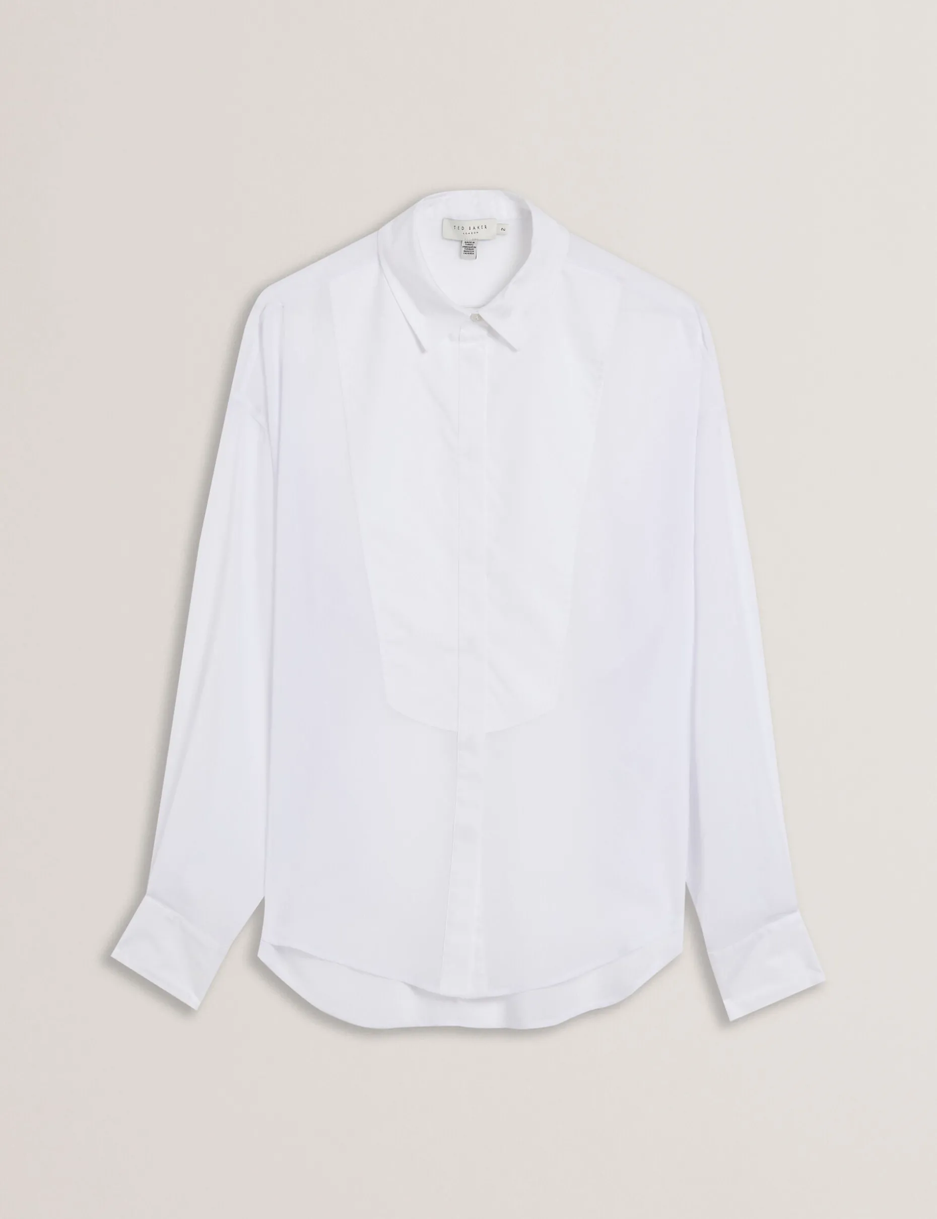 lechosa_bib_front_sheer_l_6.webp Lechosa Bib Front Sheer Long Sleeve Blouse