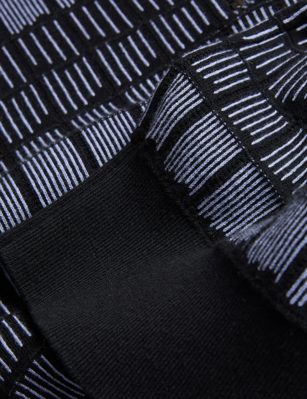 Levers Ombre Jacquard Zip Neck Polo Shirt