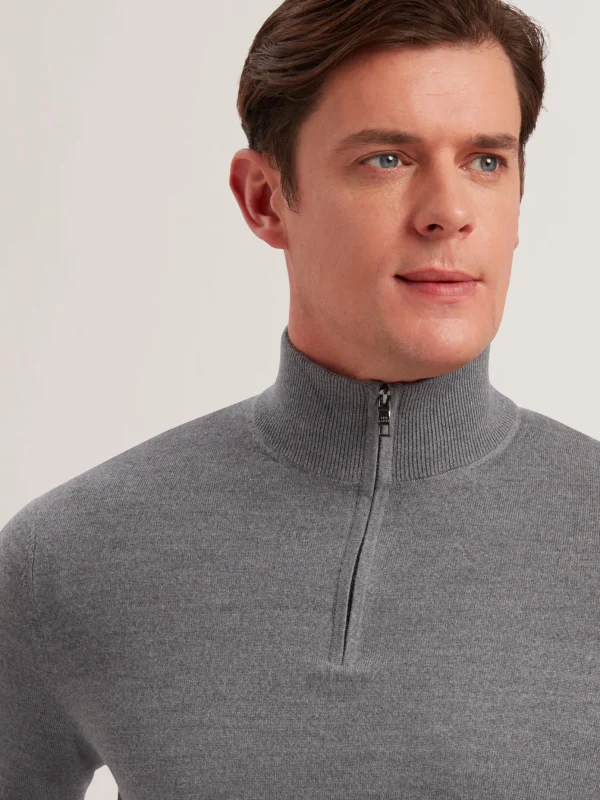Limehas Long Sleeve Merino Core Quarter Zip