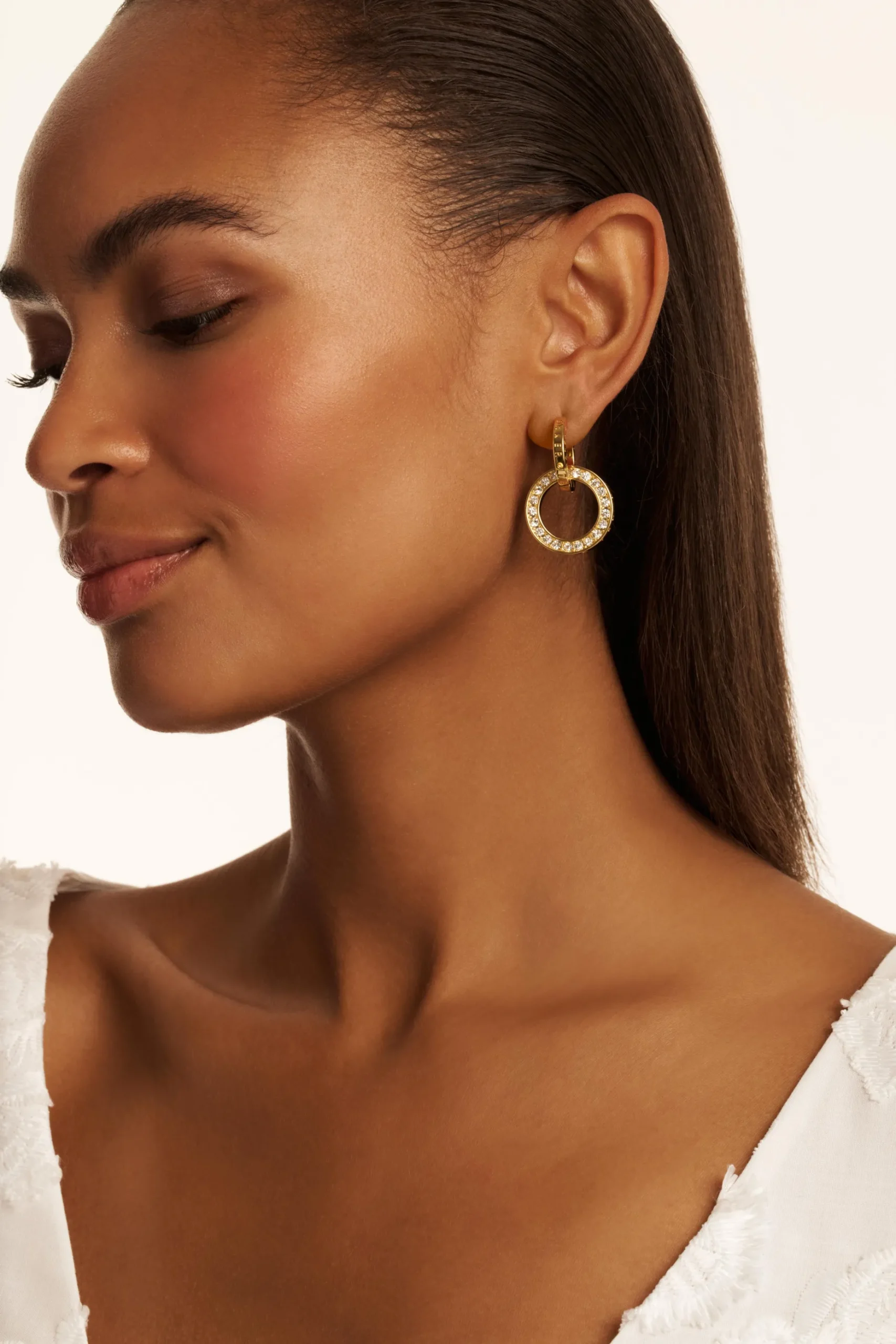 lina_double_link_crystal__1.webp Lina Double Link Crystal Drop Earrings