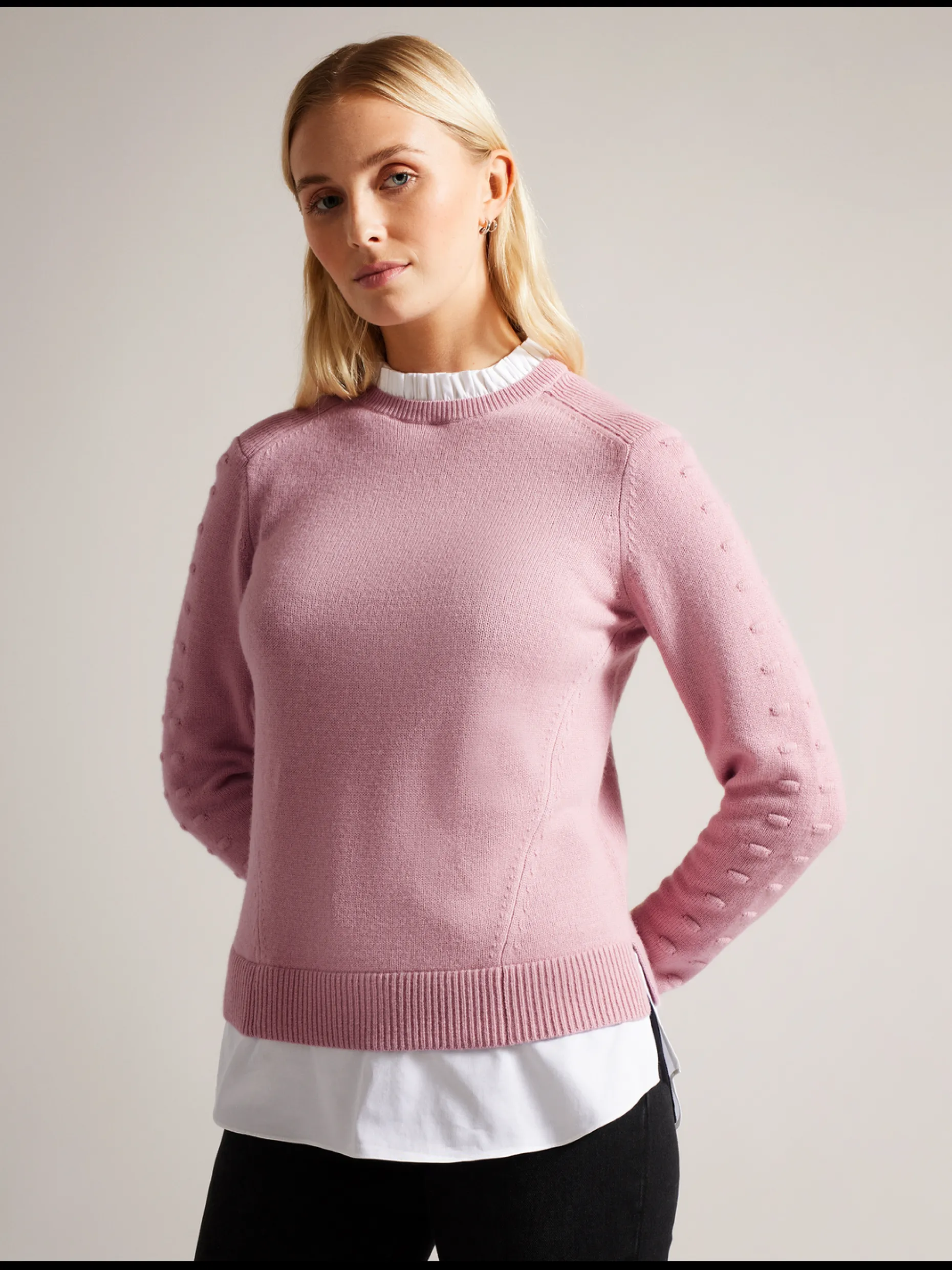lissiah_bobble_detail_shi_0-1.webp Lissiah Bobble Detail Shirt Hem Knitted Jumper