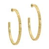 Loa Logo Hoop Earrings