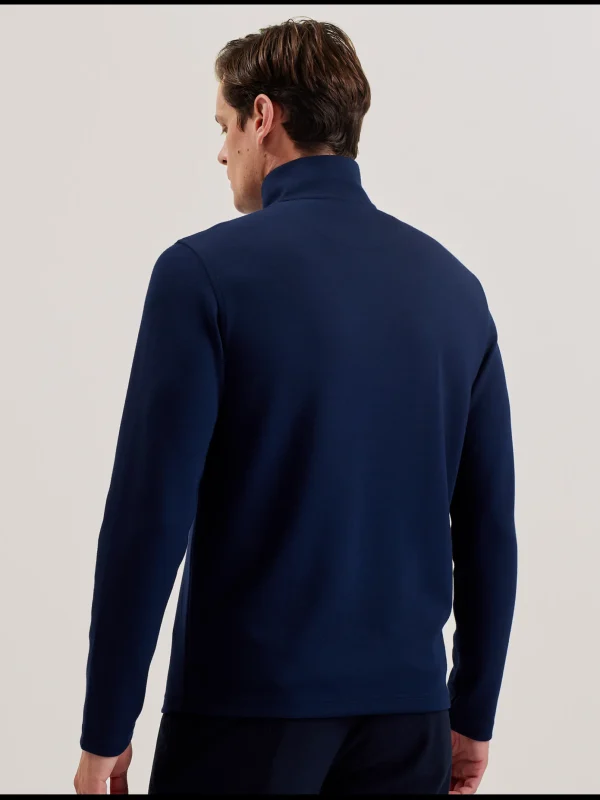 Longman Ombre Stripe Half-Zip Sweatshirt