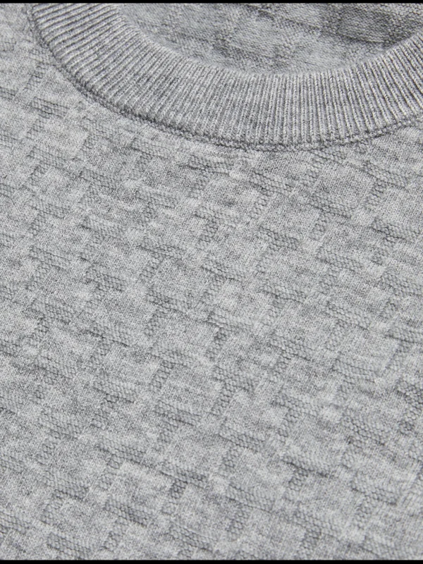 Loung Long Sleeve T Stitch Crew Neck Sweater