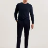 Loung Textured T Knit Crew Neck Jumper