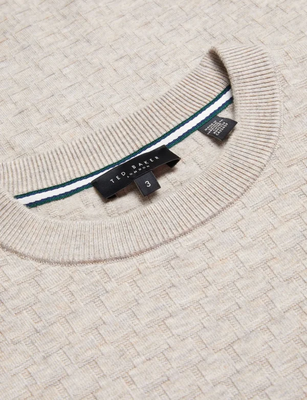 Loung Textured T Knit Crew Neck Jumper