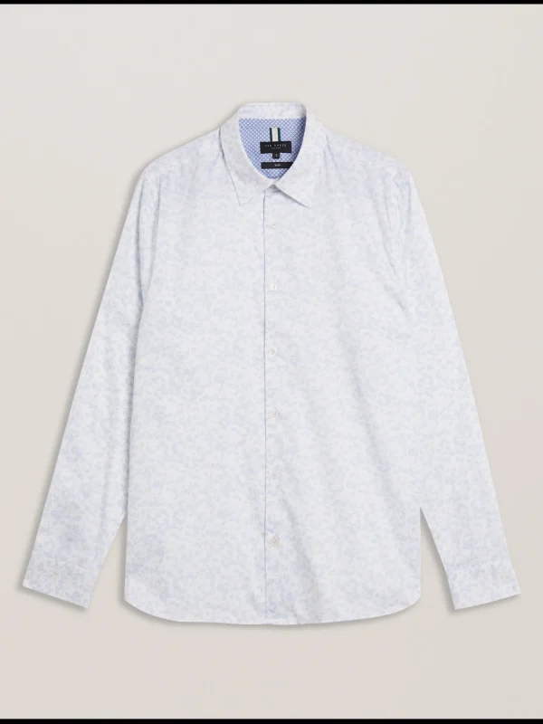 Lovelad Ditsy Floral Print Long Sleeve Shirt