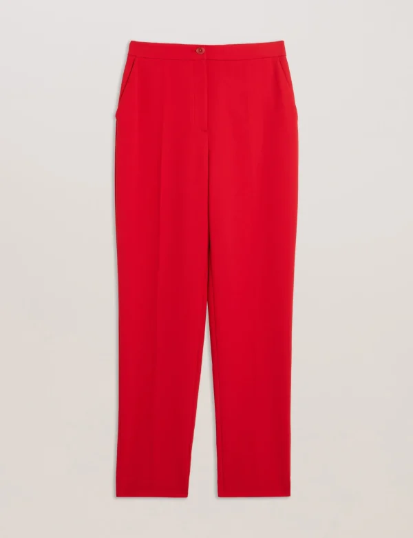 Manattl Tapered High Waisted Tailored Trousers