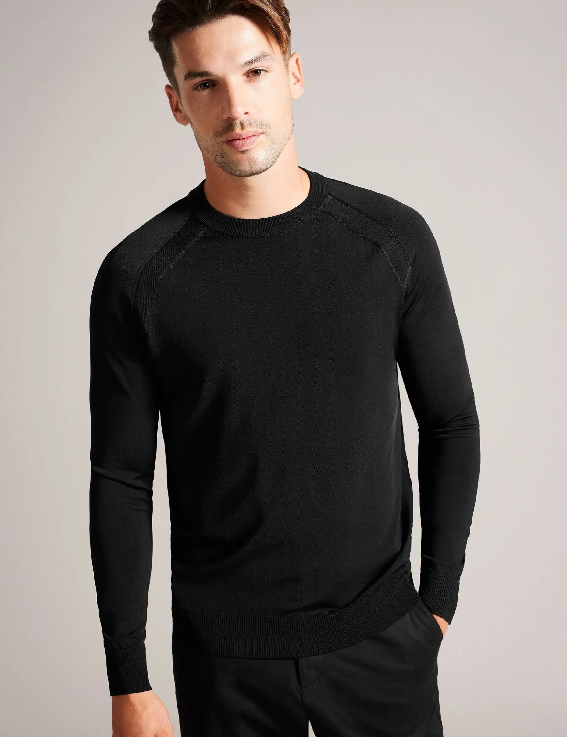 maywo_saddle_shoulder_cre_0.webp Maywo Saddle Shoulder Crew Neck Jumper