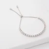 Melrah Crystal Adjustable Tennis Bracelet