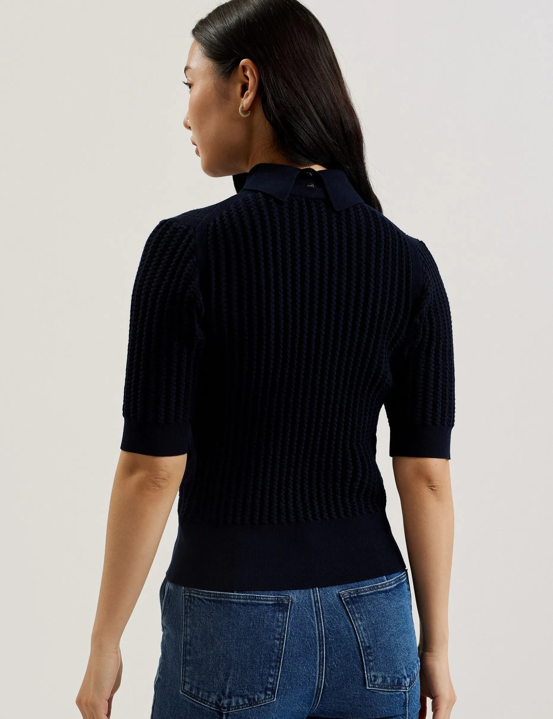 morliee_textured_knit_puf_4.webp Morliee Textured Knit Puffed Short Sleeve Sweater