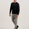 Nicolo Checked Elastic Waist Tailored Trousers