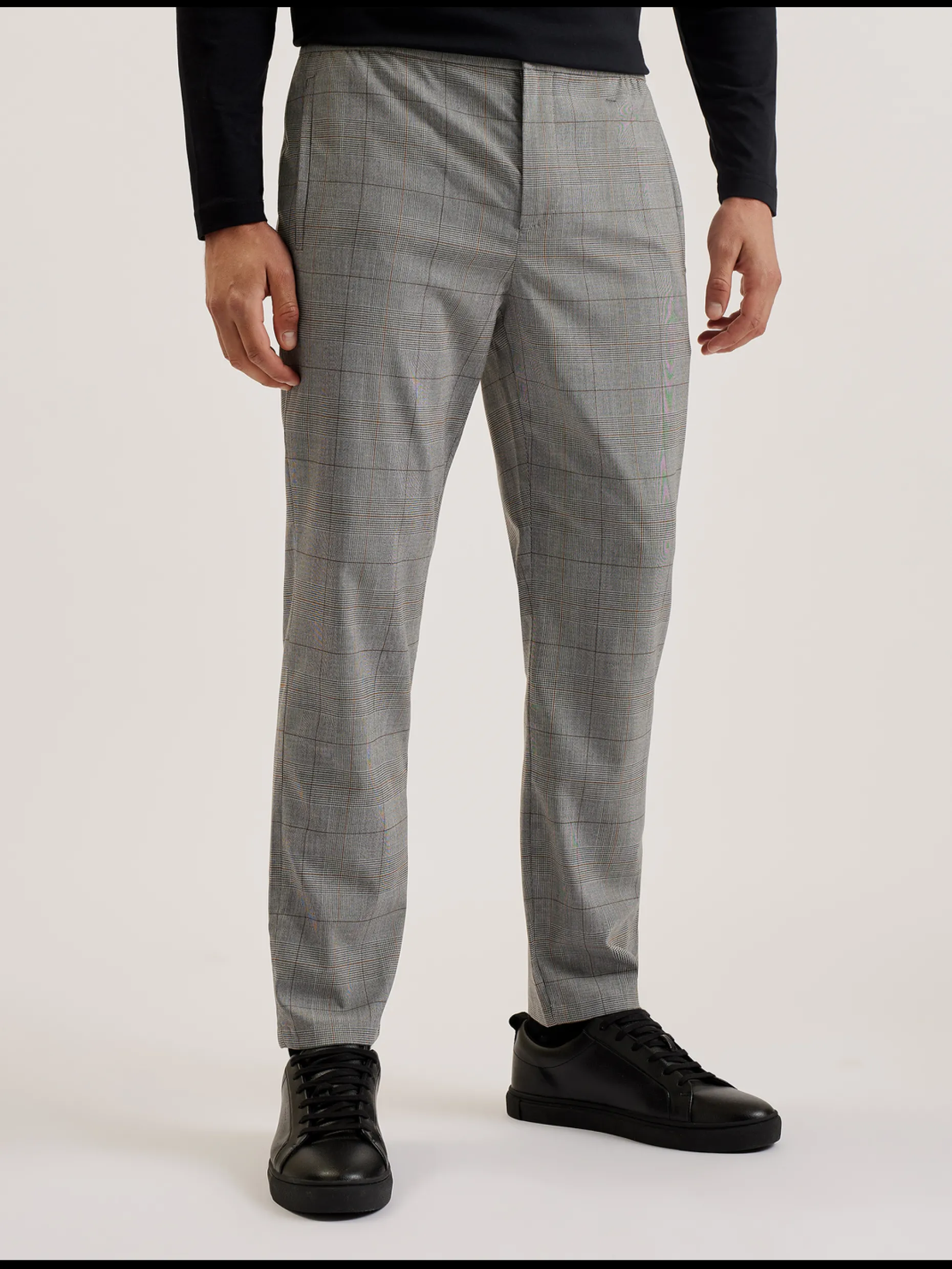 nicolo_checked_elastic_wa_1.webp Nicolo Checked Elastic Waist Tailored Trousers