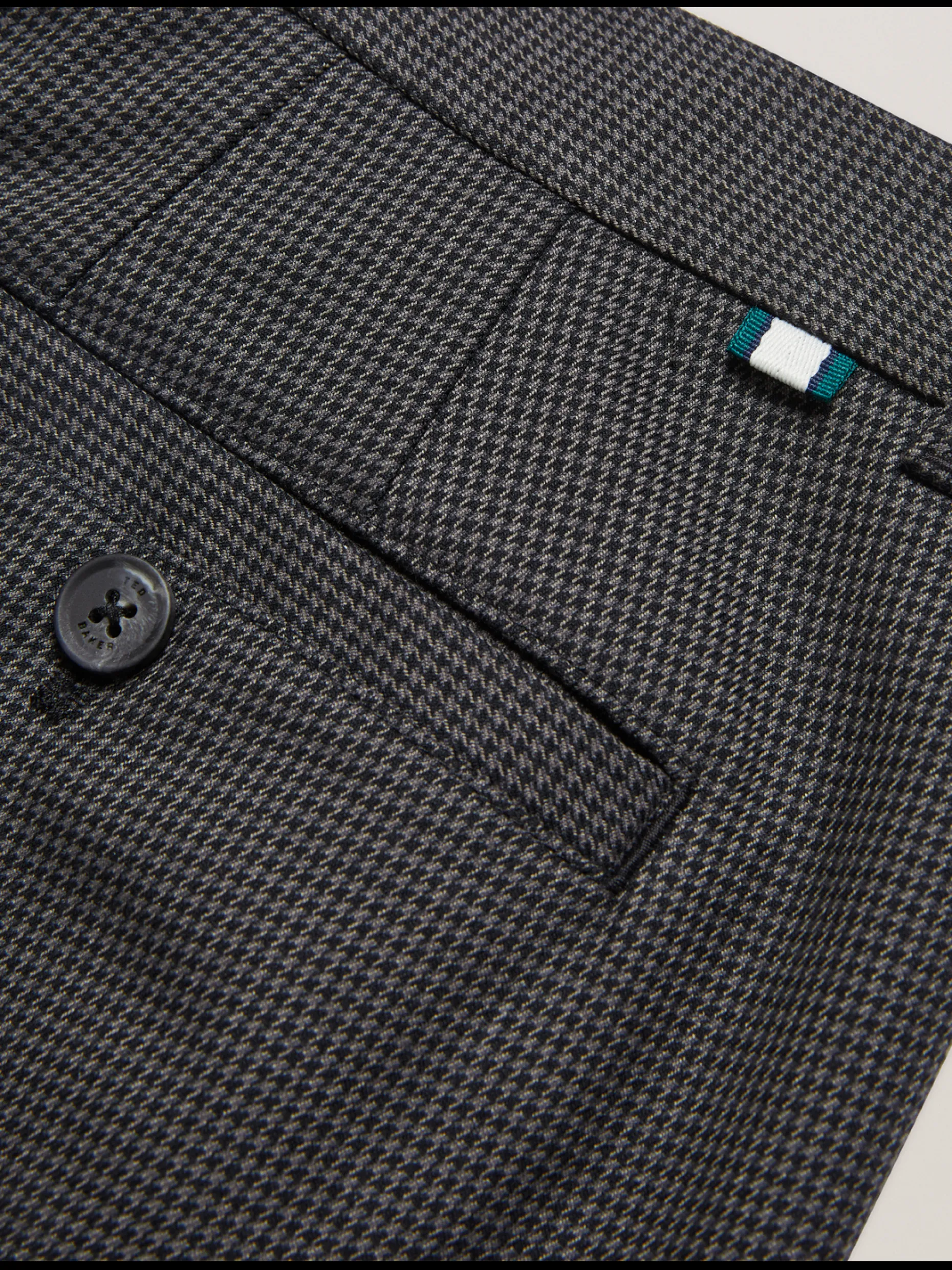 nounds_puppytooth_pattern_4.webp Nounds Puppytooth Pattern Slim Fit Trousers