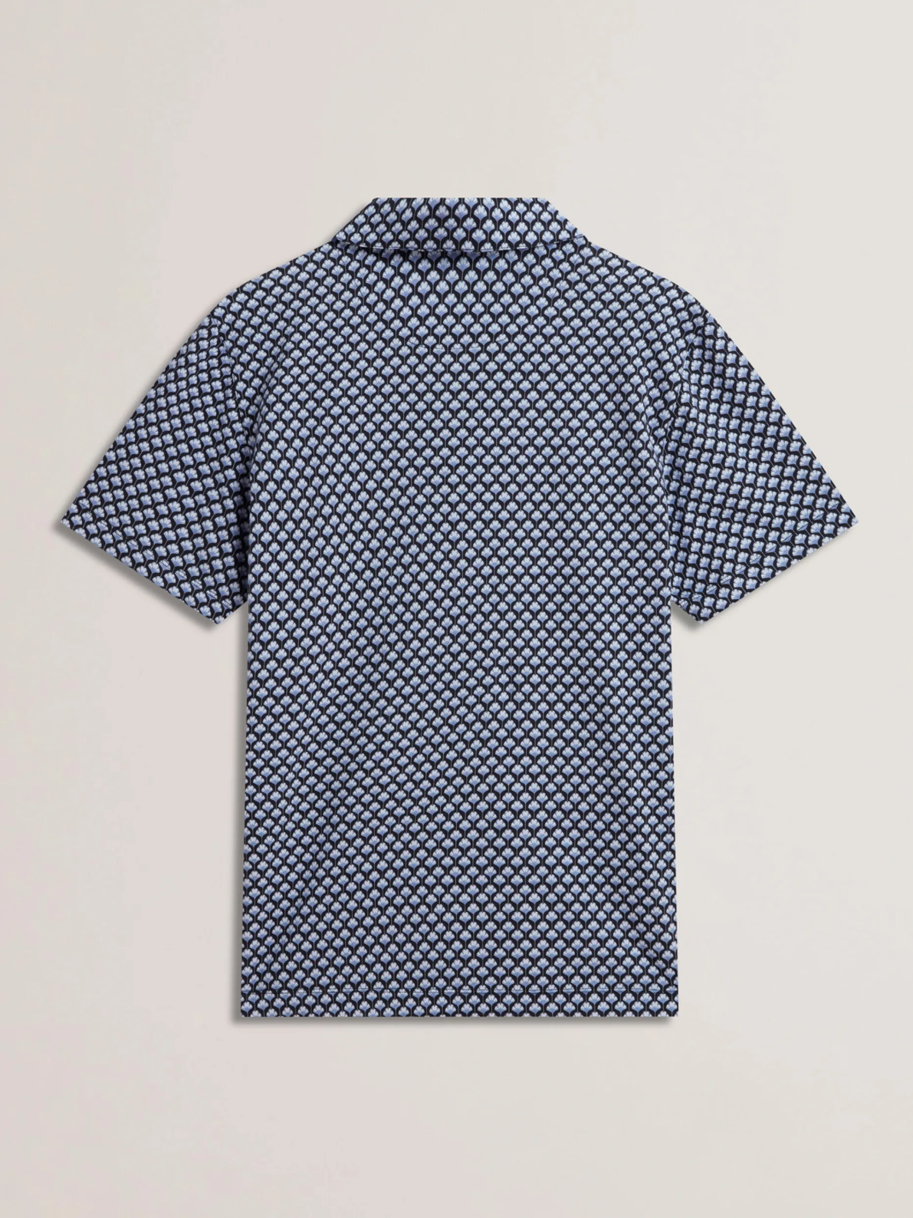 ounslo__short_sleeve_regu_5.webp Ounslo Short Sleeve Regular Fit Printed Zip Polo